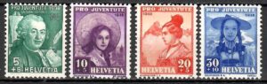 STROJE LUDOWE SZWAJCARIA MI.331-334**