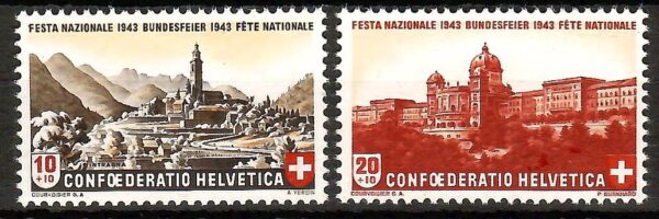 ARCHITEKTURA SZWAJCARIA MI.420-421**