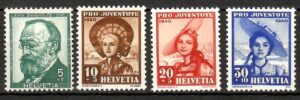 STROJE LUDOWE SZWAJCARIA MI.373-376**