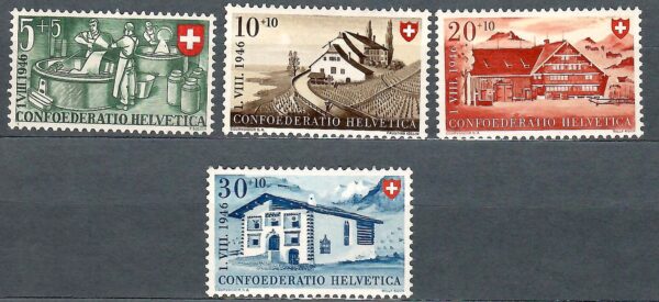 ARCHITEKTURA SZWAJCARIA MI.471-474**
