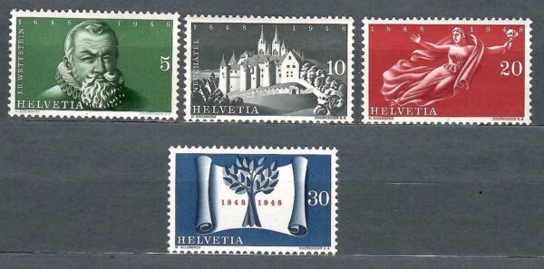 ROCZNICA SZWAJCARIA MI.496-499**