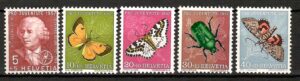 OWADY SZWAJCARIA MI.648-652**