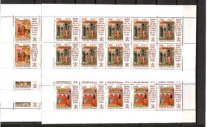 MALARSTWO WATYKAN MI.ARK.1381-1385**
