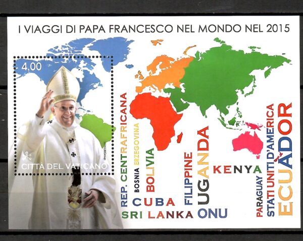 PAPIEŻ FRANCISZEK WATYKAN MI.BL.52**