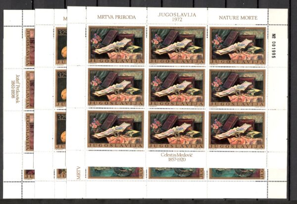 MALARSTWO JUGOSŁAWIA MI.ARK.1487-1492**p