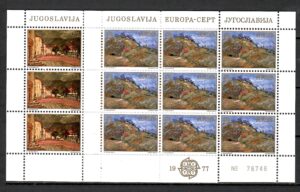 EUROPA CEPT JUGOSŁAWIA MI.ARK.1684-1685**