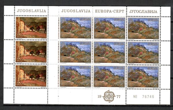 EUROPA CEPT JUGOSŁAWIA MI.ARK.1684-1685**