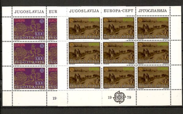 EUROPA CEPT JUGOSŁAWIA MI.ARK.1787-1788**