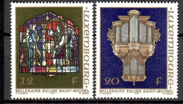 SZTUKA LUXEMBURG MI.1176-1177**