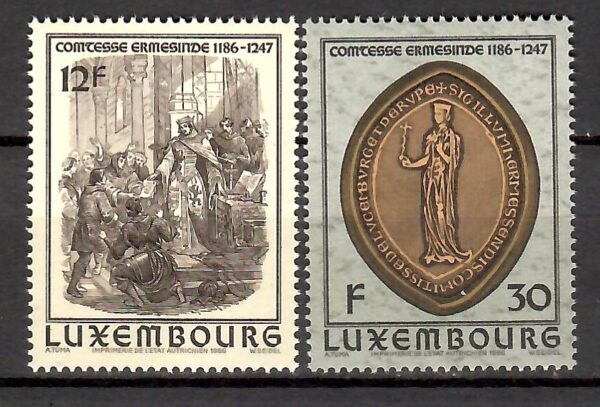 ROCZNICA LUXEMBURG MI.1158-1159**
