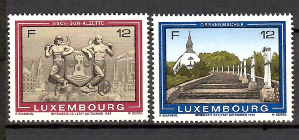 ARCHITEKTURA LUXEMBURG MI.1160-1161**