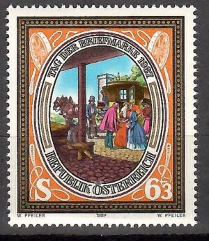DZIEŃ ZNACZKA AUSTRIA MI.1907**