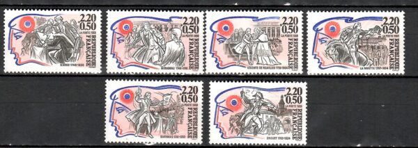 SŁAWNI LUDZIE FRANCJA MI.2700-2705**