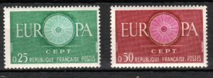 EUROPA CEPT FRANCJA MI.1318-1319**