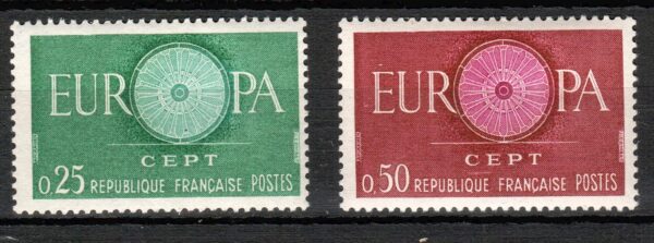 EUROPA CEPT FRANCJA MI.1318-1319**