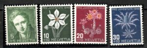 KWIATY SZWAJCARIA MI.475-478**