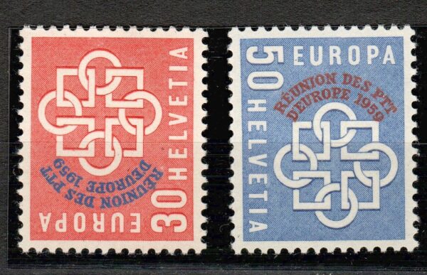 EUROPA SZWAJCARIA MI.681-682**