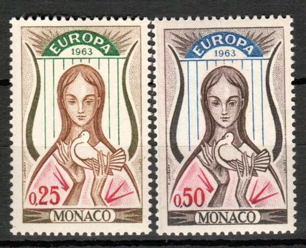 EUROPA MONAKO MI.742-743**