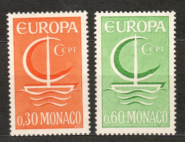 EUROPA CEPT MONAKO MI.835-836**