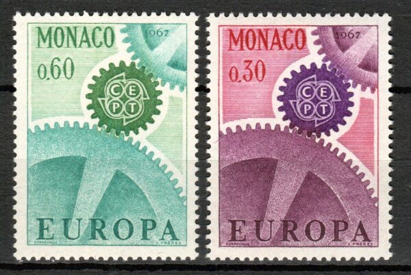 EUROPA CEPT MONAKO MI.870-871**