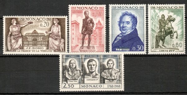 SŁAWNI LUDZIE MONAKO MI.908-912**