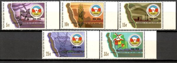 ROCZNICA BURUNDI MI.1688-1692A**