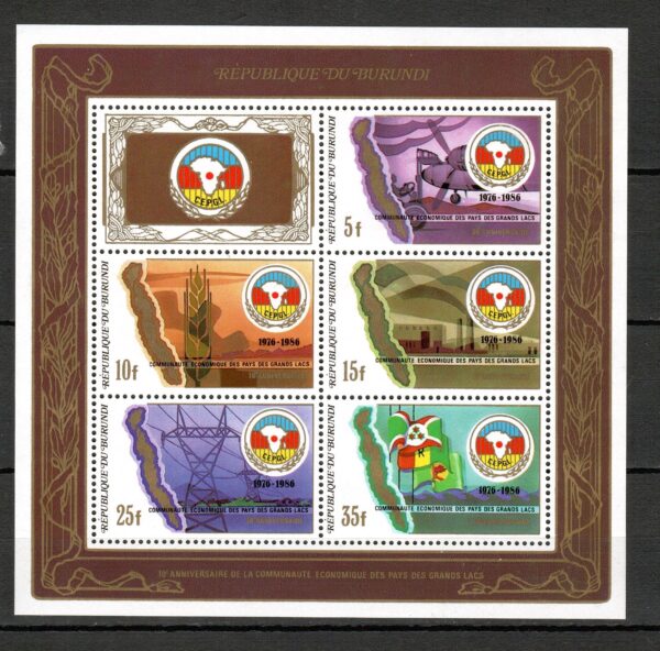 ROCZNICA BURUNDI MI.BL.125A**