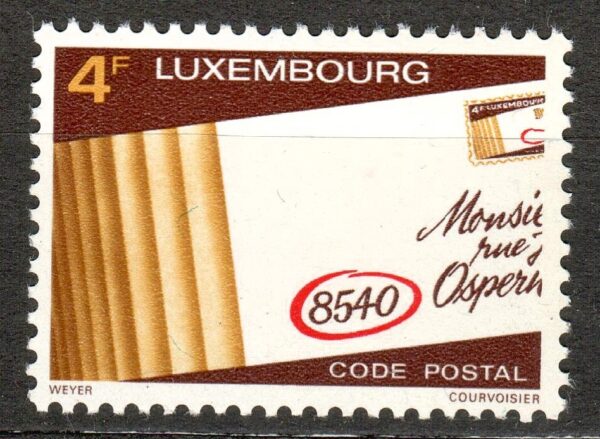 DZIEŃ ZNACZKA LUXEMBURG MI.1016**