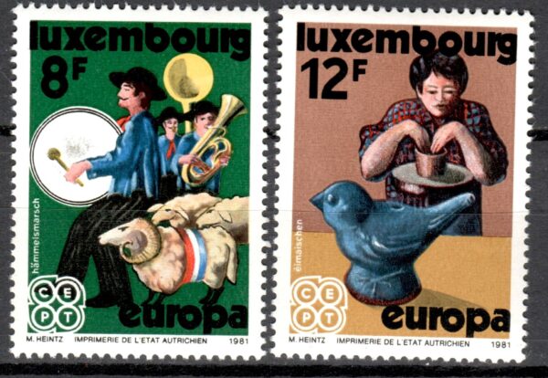 EUROPA CEPT LUXEMBURG MI.1031-1032**