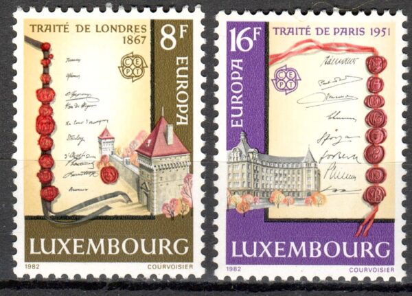 EUROPA CEPT LUXEMBURG MI.1052-1053**