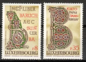 LITERATURA LUXEMBURG MI.1076-1077**