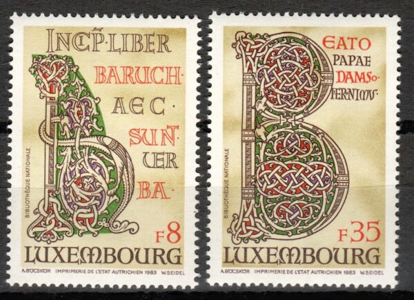 LITERATURA LUXEMBURG MI.1076-1077**