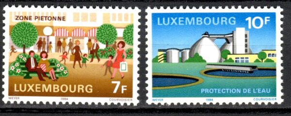 OCHRONA ŚRODOWISKA LUXEMBURG MI.1095-1096**