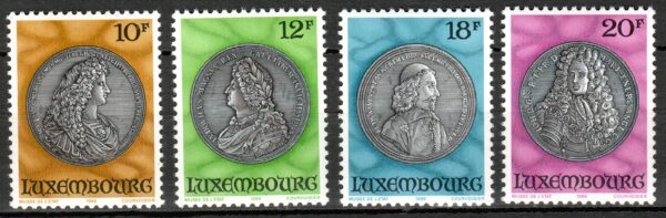 PIENIĄDZE ŚWIATA LUXEMBURG MI.1143-1146**