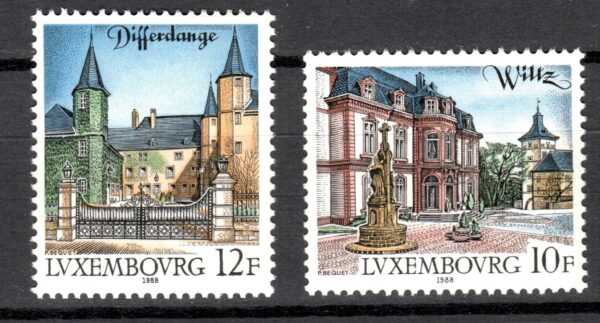ARCHITEKTURA LUXEMBURG MI.1201-1202**