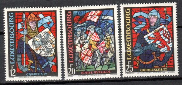 WITRAŻE LUXEMBURG MI.1227-1229**
