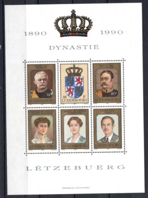 SŁAWNI LUDZIE LUXEMBURG MI.BL.16**