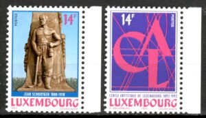 ROCZNICA LUXEMBURG MI.1327-1328**