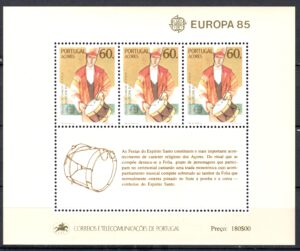 EUROPA CEPT PORTUGALIA AZORY  MI.BL.6**