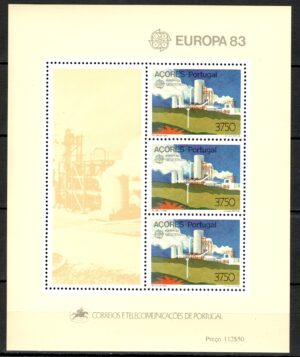 EUROPA CEPT PORTUGALIA AZORY  MI.BL.4**