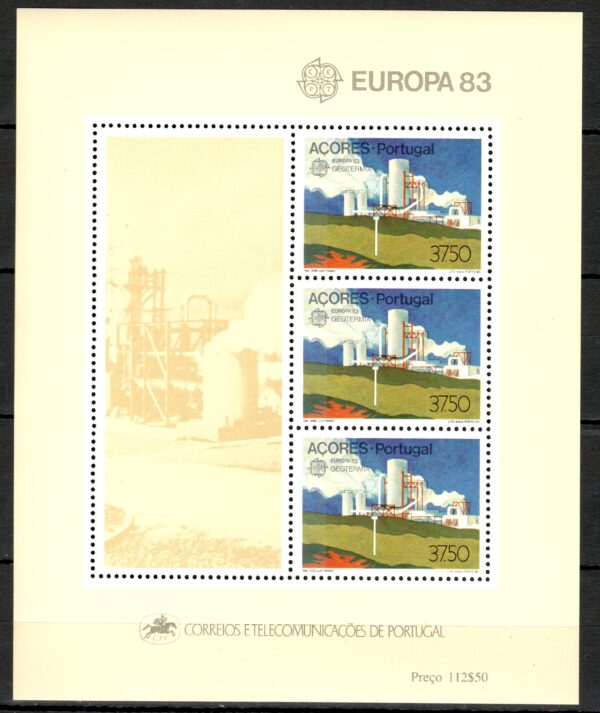 EUROPA CEPT PORTUGALIA AZORY  MI.BL.4**