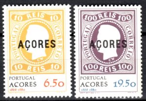 DZIEŃ ZNACZKA PORTUGALIA AZORY  MI.334-335**