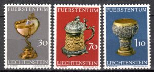 SZTUKA LIECHTENSTEIN MI.587-589**