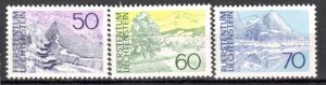 KRAJOBRAZY LIECHTENSTEIN MI.584-586**