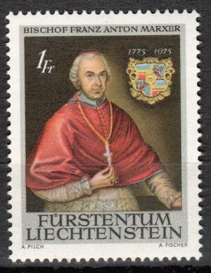 SŁAWNI LUDZIE LIECHTENSTEIN MI.613**