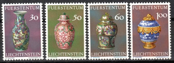 SZTUKA LIECHTENSTEIN MI.602-605**