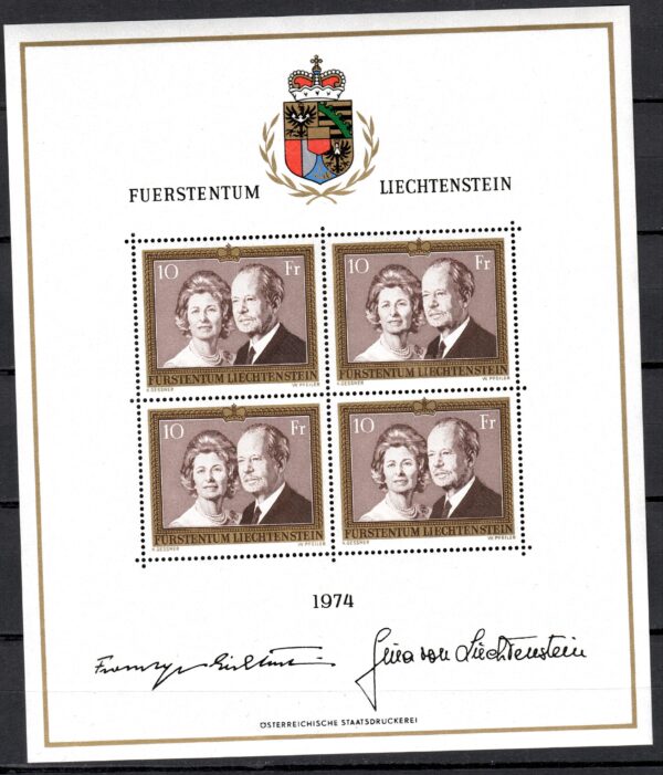 SŁAWNI LUDZIE LIECHTENSTEIN MI.ARK.614**