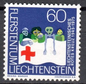 CZERWONY KRZYŻ LIECHTENSTEIN MI.629**