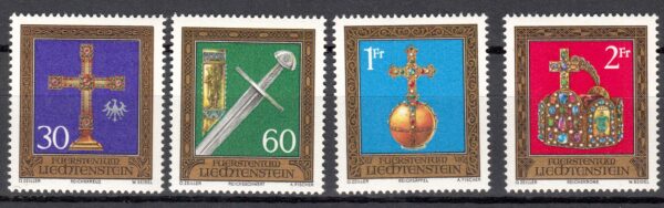 SZTUKA LIECHTENSTEIN MI.625-628**