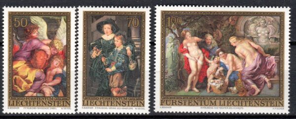 RUBENS LIECHTENSTEIN MI.655-657**
